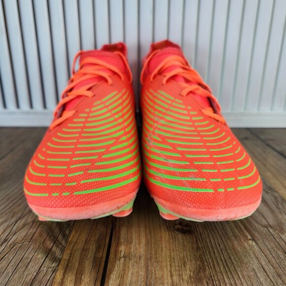 Adidas Predator Edge.4 FG Men's 12 Solar Red Green Athletic Soccer Cleats GW0992 - Picture 2 of 9